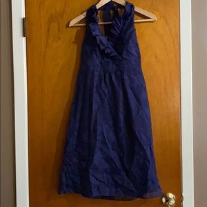 Lilly Pulitzer Navy Halter Dress